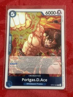 One Piece Card Game Portgas.D.Ace 500 Years In The Future OP07-053 - Image 1