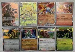 Lot of 8 Pokemon TCG Destined Rivals Pokemon Cards Illustration, EX, Ultra Rare - Image 1