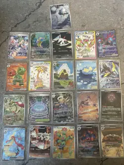 21 Pokemon Card Illustration Rare Full Art Lot Mega Evolution Destined Rivals NM - Image 1
