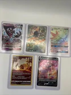 Lot of 5 Pokemon TCG Rare Cards - Shiftry / Lechonk / Necrozma / Jynx / Drapion - Image 1