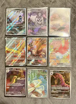🔥9 Lot Full Art Pokemon Cards Near Mint Condition Just Pulled Blaziken - Image 1