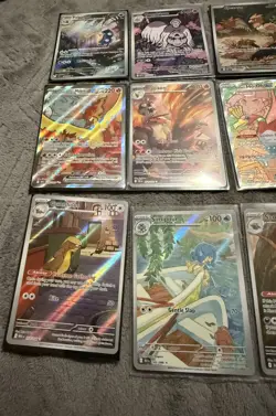 🔥9 Lot Full Art Pokemon Cards Near Mint Condition Just Pulled Blaziken - Image 3