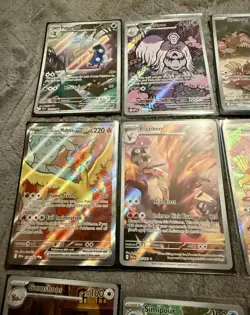 🔥9 Lot Full Art Pokemon Cards Near Mint Condition Just Pulled Blaziken - Image 4