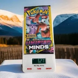 Pokemon Sun & Moon Unified Minds SEALED 3 Card Booster Pack **HEAVY!** SIRU! 💫 - Image 1