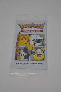 (1) Sealed Pokemon 25th Anniversary Trading Card Game Pack General Mills Cereal - Image 1