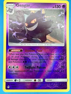 Pokemon Gengar Card 70/214 Reverse Holo Rare Unbroken Bonds NM Near Mint - Image 1