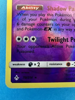 Pokemon Gengar Card 70/214 Reverse Holo Rare Unbroken Bonds NM Near Mint - Image 4
