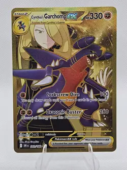 Cynthia's Garchomp EX 241/182 Sv10: Destined Rivals Hyper Rare Card - Image 1