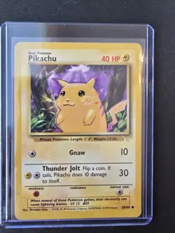 Pokemon Trading Card Pikachu E3 Stamped Promo 58/102 - Image 1