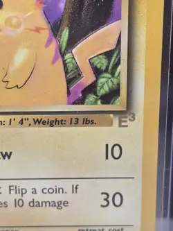 Pokemon Trading Card Pikachu E3 Stamped Promo 58/102 - Image 3