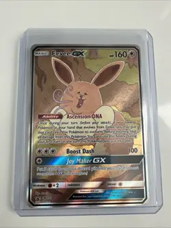 Eevee GX SM233 NM Full Art Promo Rare Pokemon Card - Image 1