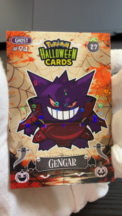 Gengar #27 - Circle Holo - Collectoons Halloween 2025 - Pokemon Card - Image 2