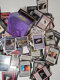 Star Wars CCG Decipher 500+ Card Lot + Boba Fett Storage Box - Image 4