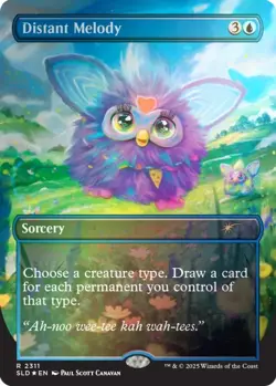 🌟1X Distant Melody Foil Furby DOO-AY NOO-LAH Secret Lair MTG 🌟 - Image 1