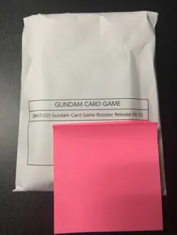 Gundam Card Game Booster Release Kit 02 ENGLISH SEALED BKIT-02 Promotional - Image 1