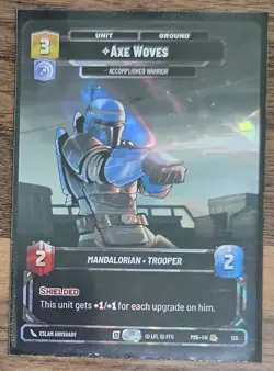 Axe Woves - Sector Qualifier Prize Wall Card - Star Wars Unlimited - Image 1