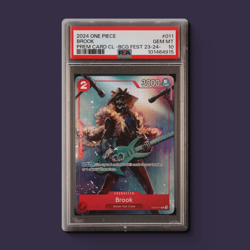 GEM MINT PSA 10 💎 011 BROOK BANDAI CARD GAMES FEST 23-24 EDITION - Image 1