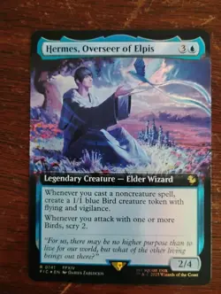 Hermes, Overseer of Elpis - Foil - Extended Art Light Play, English Magic the Ga - Image 1