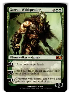 Garruk Wildspeaker M Planeswalker - Garruk Normal Magic 2011 (M11) #175 [NM] Pok - Image 1