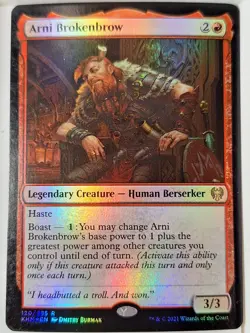Arni Brokenbrow - FOIL - Kaldheim - Magic the Gathering MTG Nice! - Image 1