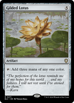 Gilded Lotus #271 | Near Mint | BLC Bloomburrow Commander Magic MTG - Image 1