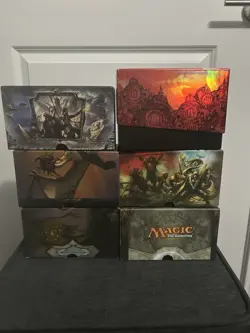 MTG Bundle Fat Pack Empty Deck Boxes 6 Total All From Different Sets - Image 3