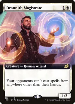 MTG - Drannith Magistrate - Fanart Extended Art Ikoria - EDH / Playtest - Image 1