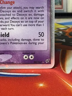 Deoxys ex (Defense Forme) - 99/107 Deoxys Holo Rare - LP - POKEMON TCG - Image 4