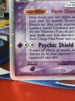 Deoxys ex (Defense Forme) - 99/107 Deoxys Holo Rare - LP - POKEMON TCG - Image 5