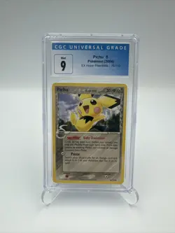 2006 Pichu #76 Pokemon EX Holon Phantoms CGC 9 Mint - Image 1