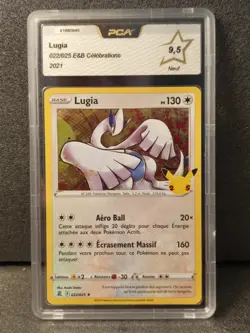 Carte Pokemon LUGIA 022/025 Rare Holo Celebrations 25 ans E&B PCA9.5 FR NEUF - Image 1