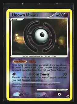 Pokemon UNOWN H 29/106 Reverse Holo (2008 Great Encounters) LP/Light Play - Image 1