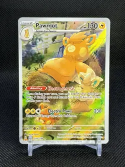 Pokemon Pawmot 209/198 SV01: Scarlet & Violet Base Set Illustration Rare - NM - Image 1