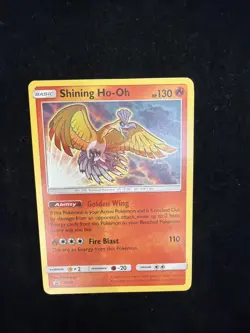 Pokemon TCG Shining Ho-Oh SM Black Star Promo SM70 Promo - Image 2