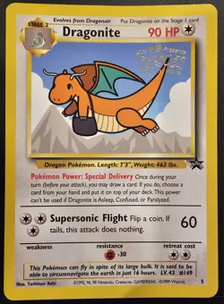 1999 Pokemon Movie Promo Set Dragonite Pikachu Mew Electabuzz WOTC LP-NM - Image 2