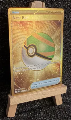Nest Ball 255/198 Pokemon TCG SV01 Scarlet Violet Base Set Hyper Rare Gold NM - Image 2