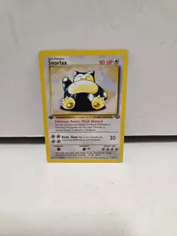 Pokemon Snorlax 27/64 Base Set 1st Edition w/ Top Loader - Image 2