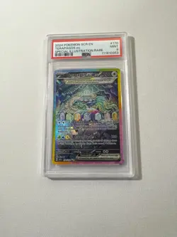 Pokemon Terapagos ex Stellar Crown Special Illustration Rare #170 PSA 9 Mint - Image 1