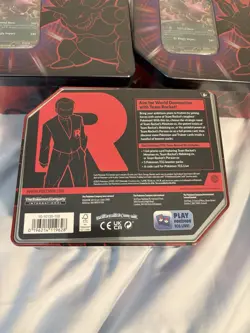 Pokemon Destined Rivals Team Rockets Nidoking EX Tin - FACTORY SEALED! - Image 3