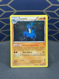 Lucario 80/113 Legendary Treasures Holo Pokemon TCG - Image 1