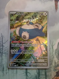 Scarlet and Violet 151 Snorlax Pokemon Center ETB Stamped Promo - Image 1