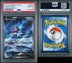 2023 POKEMON SWSH FA/SUICUNE V CROWN ZENITH #GG38/GG70 PSA 10 GEM MINT - Image 3