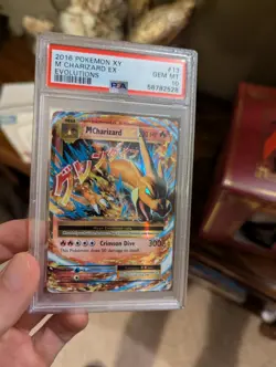 Pokemon M charizard EX 2016 XY Evolutions #13 PSA 10 Gem Mint - Image 1