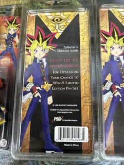 Yu-Gi-Oh Collectible Trading Pin & Key Tag Chain 2 Characters Vintage New - Image 5