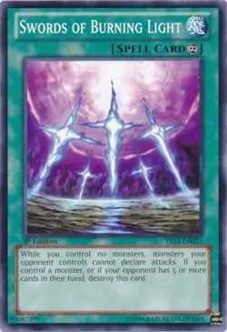 1x (LP) Swords of Burning Light - YS13-EN021 - Common - 1st Edition YuGiOh - Image 1