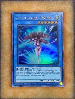 Yugioh Cyber Angel Idaten LART-EN050 Ultra Rare Lost Art Promo NM - Image 1
