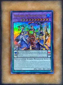 Yugioh Mamonaka the Vaylantz United TAMA-EN009 Ultra Rare 1st Ed NM - Image 1