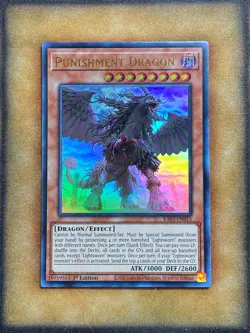 Yugioh Punishment Dragon RA03-EN015 Ultra Rare 1st Ed NM - Image 1