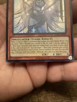 Priestess with Eyes of Blue LCKC-EN016 Secret Rare Unlimited NM! +Bonus FREESHIP - Image 3