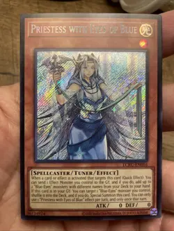 Priestess with Eyes of Blue LCKC-EN016 Secret Rare Unlimited NM! +Bonus FREESHIP - Image 4
